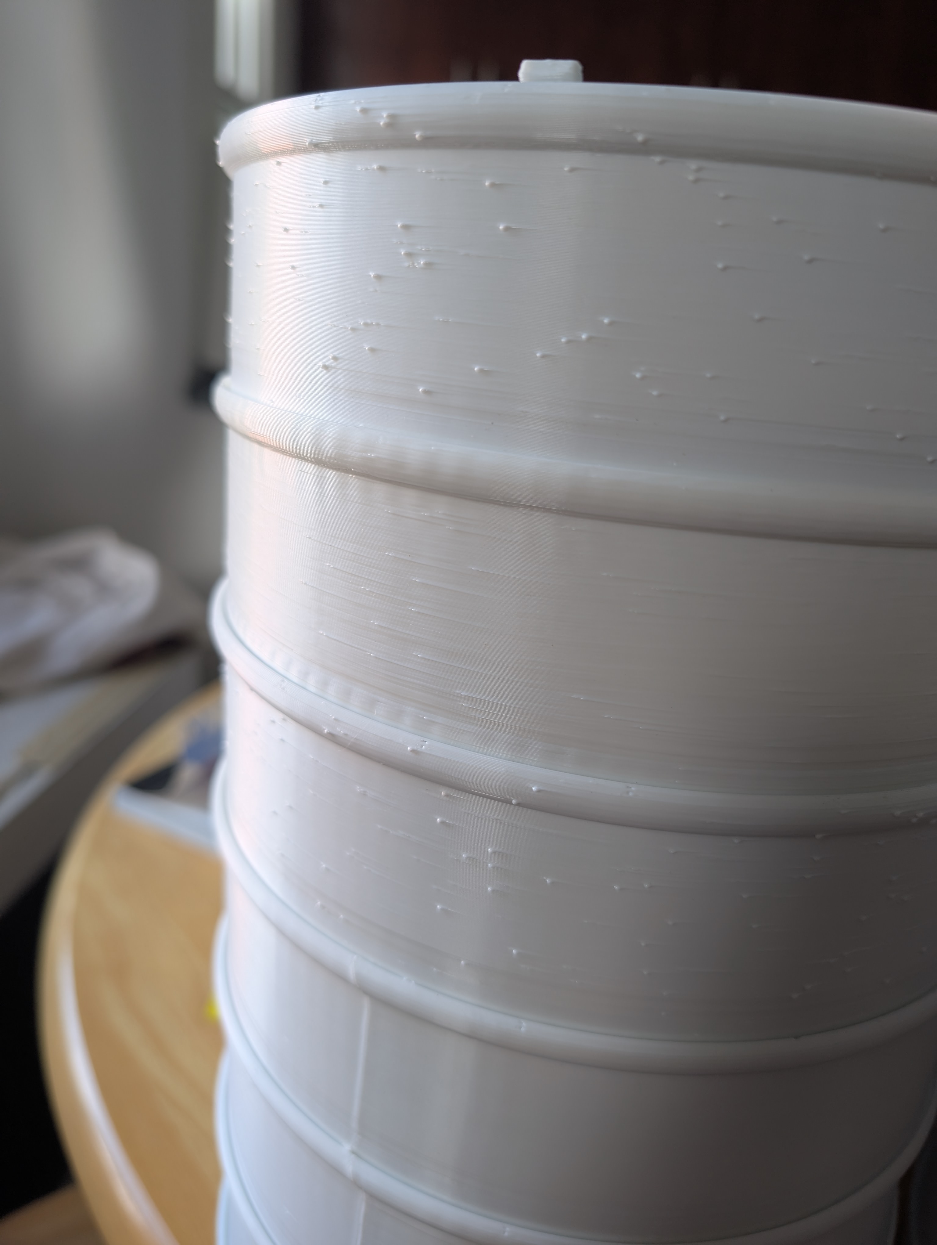 zits on 3d printed disc